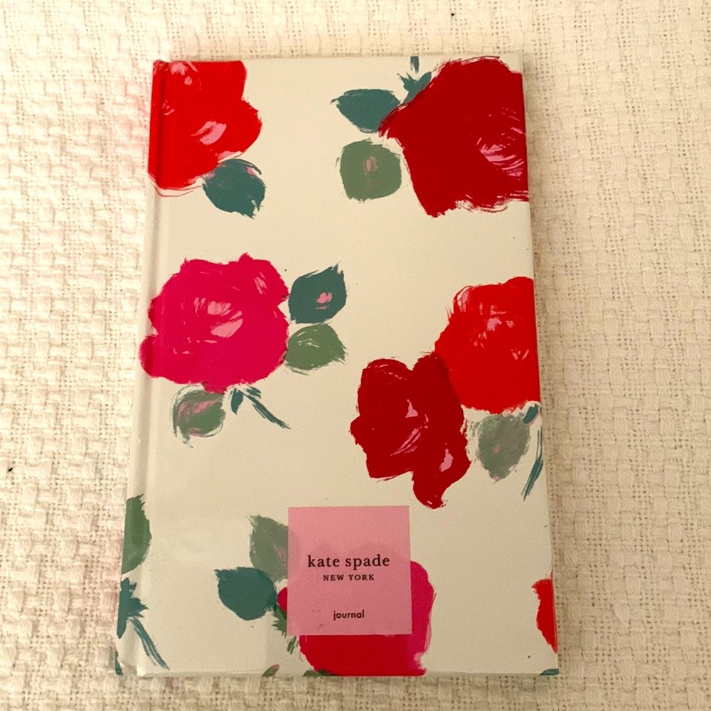 Kate Spade brushy rose journal